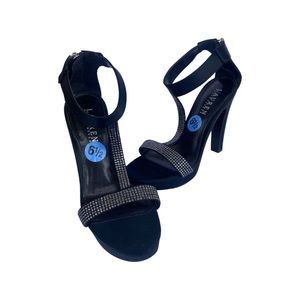 Ralph Lauren Black Strappy Heels